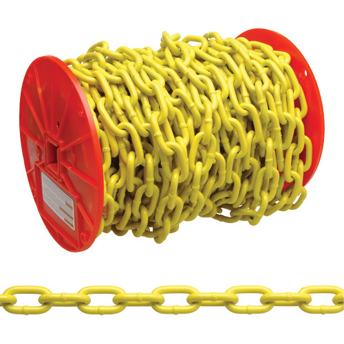 Campbell  PD0725027  Proof Coil Chain, Low Carbon Steel, 3/16" x 100' (30.4 m) L, Grade 30, 800 lbs. (0.4 tons) Load Capacity - Each