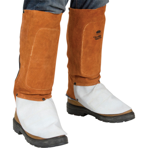 Weld-Mate  Leather Spats, 14" L, Lava Brown? - Each