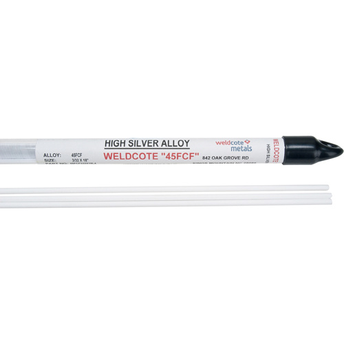 Weldcote Metals  45FCF116X18L4  High Silver Brazing Alloys - Each