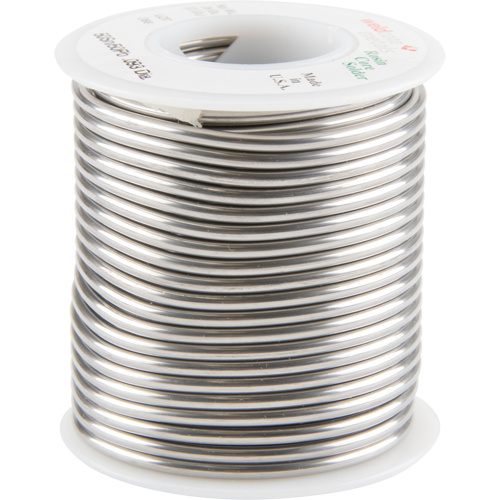Weldcote Metals  5050RC332X1SP  Common Solder, Lead-Based, 50% Tin 50% Lead, Rosin Core, 0.09375" Dia. - Spool