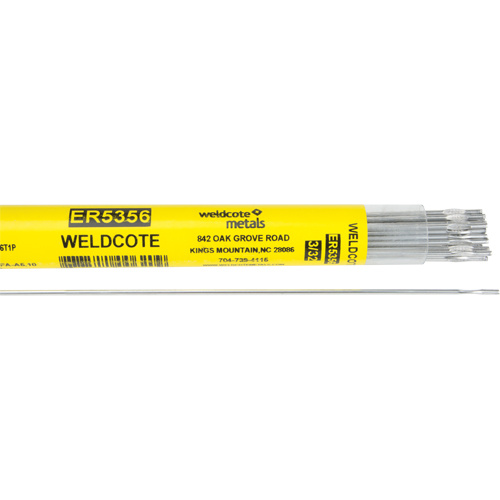 Weldcote Metals  5356332X36T1P  36" Cut Length TIG Rods, 3/32", Aluminum - Each