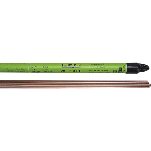 Weldcote Metals  R45116X36T1P  36" Cut Length TIG Rods, 1/16", Mild Steel - Each