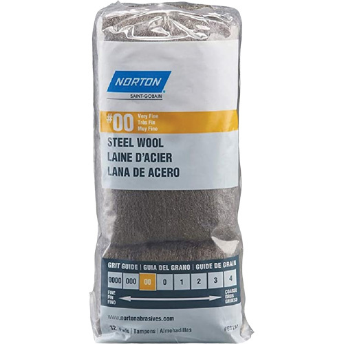 Norton  7660768114  Steel Wool, Roll, Grade 00 - Pack of 12
