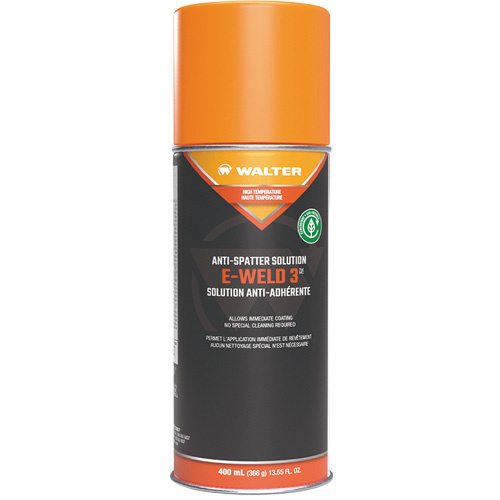 Walter Surface Technologies  53F252  E-Weld 3? High-Temperature Anti-Spatter Solution, Aerosol - Can