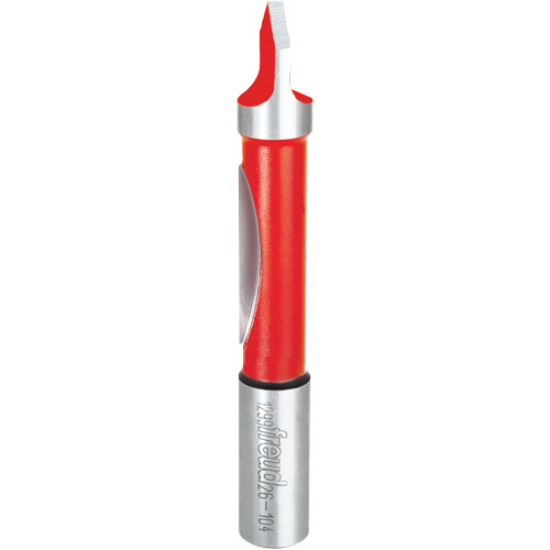 Freud 26-104 Freud Router Bit - Panel Pilot Bit, 1/2" Dia., 1-1/4" H, 3-3/4" L, 1/2" Shank - Each