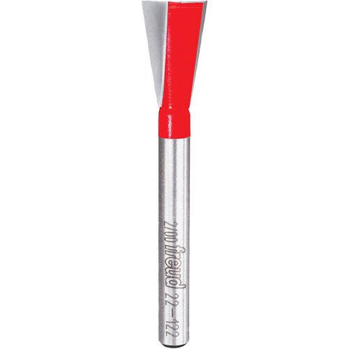 Freud 22-122 Freud Router Bit - Dovetail Bit, 1/2" Dia., 1/4" Shank - Each