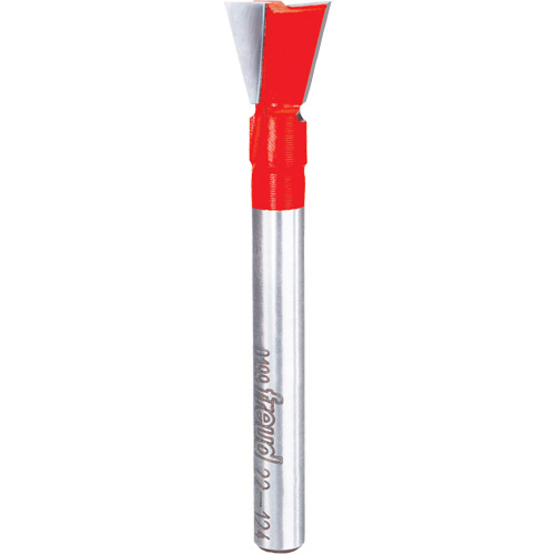 Freud 22-124 Freud Router Bit - Dovetail Bit, 1/2" Dia., 1/4" Shank - Each
