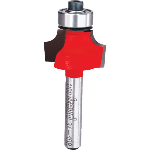 Freud  34-108  Freud Router Bit - Rounding Over Bit, 7/8" Dia., 1/4" Shank - Each