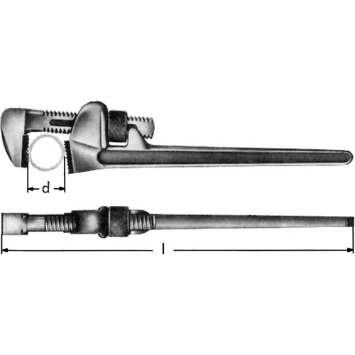 Ampco  W-210  Adjustable Pipe Wrenches, 1-15/16", 8-7/100" Length - Each