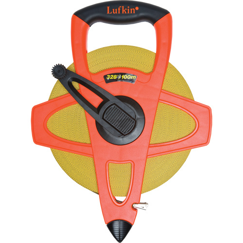 Lufkin By Crescent  FM030CME  Fibreglass Measuring Tape, 1/2" x 100'/30 m, in/ft-m/cm Graduations - Each