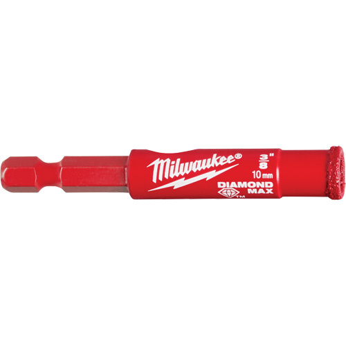 Milwaukee 49-56-0509 Diamond Plus Hole Saw, 3/8", 1/2" Depth of Cut, Diamond-(Each)