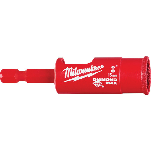 Milwaukee 49-56-0513 Diamond Plus Hole Saw, 5/8", 2" Depth of Cut, Diamond-(Each)