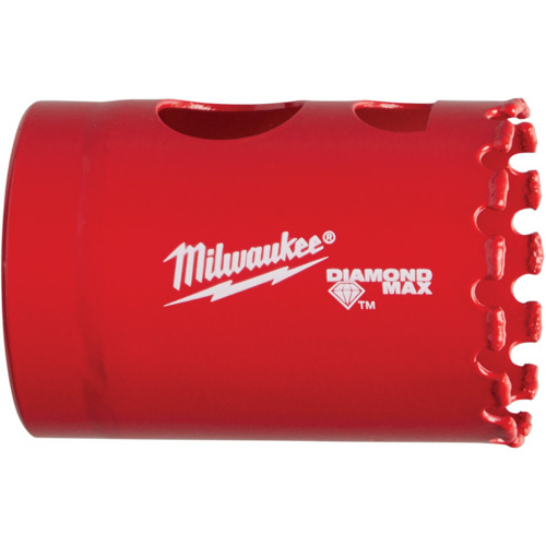 Milwaukee 49-56-5620 Diamond Plus Hole Saw, 1-1/4", 1-2/5" Depth of Cut, Diamond-(Each)