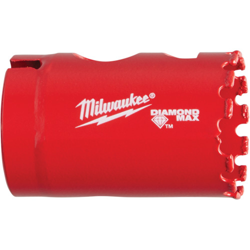 Milwaukee 49-56-5625 Diamond Plus Hole Saw, 1-3/8", 1-2/5" Depth of Cut, Diamond-(Each)
