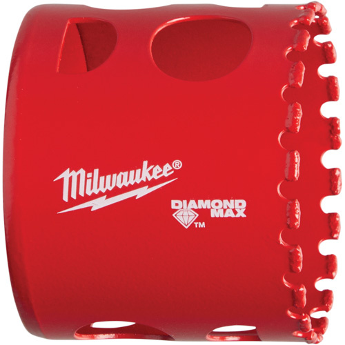 Milwaukee 49-56-5645 Diamond Plus Hole Saw, 2", 1-2/5" Depth of Cut, Diamond-(Each)