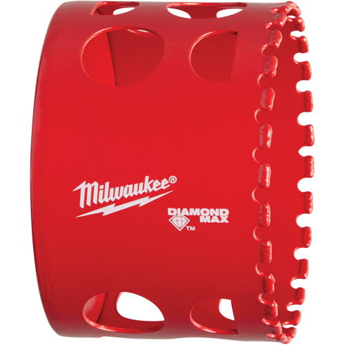 Milwaukee 49-56-5660 Diamond Plus Hole Saw, 2-1/2", 1-2/5" Depth of Cut, Diamond-(Each)