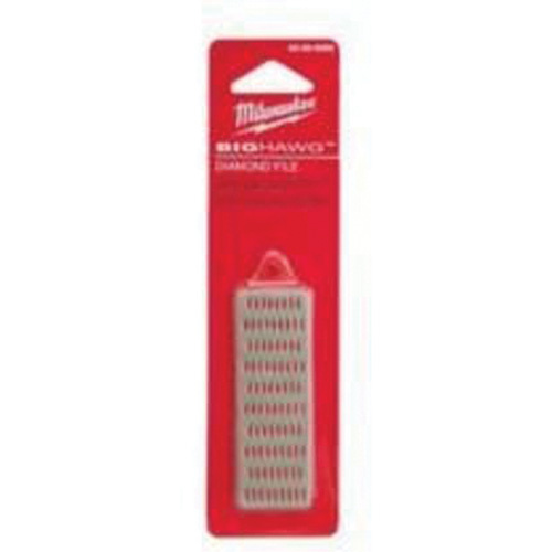 Milwaukee 48-09-5055 Big Hawg with Carbide Teeth Diamond File, Flat, 3-3/4", Smooth-(Each)