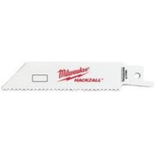 Milwaukee 49-00-5410 M12 Hackzall Blade, Bi-Metal, 10 TPI, 4" L x 3/4" W-(Pack of 5)