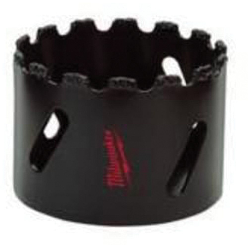 Milwaukee 49-56-0405 Grit Edge Hole Saw, 3/4", 1-9/16" Depth of Cut, Carbide-(Each)