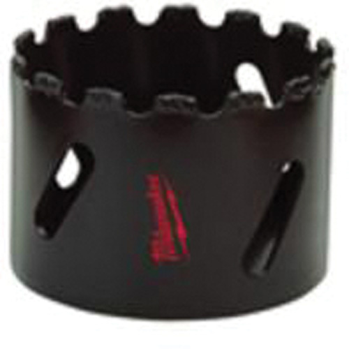 Milwaukee 49-56-0437 Grit Edge Hole Saw, 1-3/4", 1-9/16" Depth of Cut, Carbide-(Each)
