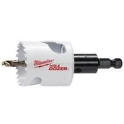 Milwaukee 49-56-9666 Hole Dozer Hole Saw with Arbor, 1-3/4", 1-5/8" Depth of Cut, Bi-Metal-(Each)