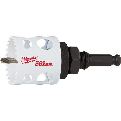 Milwaukee 49-56-9667 Hole Dozer Hole Saw with Arbor, 2", 1-5/8" Depth of Cut, Bi-Metal-(Each)