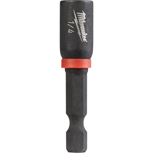 Milwaukee  49-66-4702  Shockwave? Impact Duty? Nutsetter, 1/4" Tip, 1/4" Drive, 1-7/8" L, Magnetic - Each