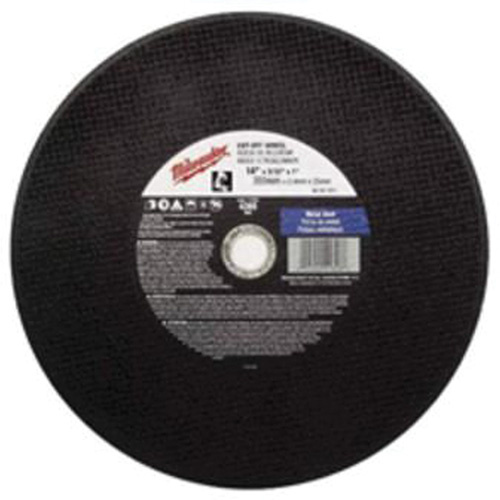 Milwaukee 49-94-1280 Premium Cut-Off Wheels, 12" x 1/8", 20 mm Arbor, Type 1, Silicon Carbide, 4365 RPM-(Each)