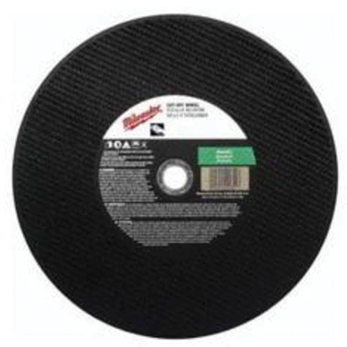 Milwaukee  49-94-1475  High Speed Cut-Off Wheels, 14" x 1/8", 1" Arbor, Type 1, Aluminum Oxide, 5400 RPM - Each