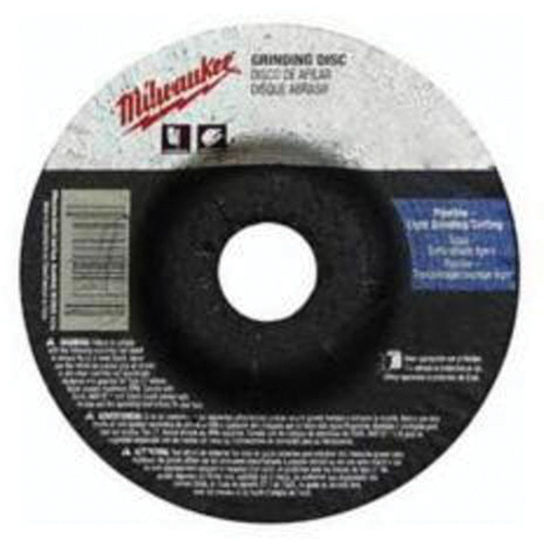 Milwaukee  49-94-4580  Grinding Wheel, 4-1/2" x 1/4", 7/8" Arbor, Zirconium, Type 27 - Each