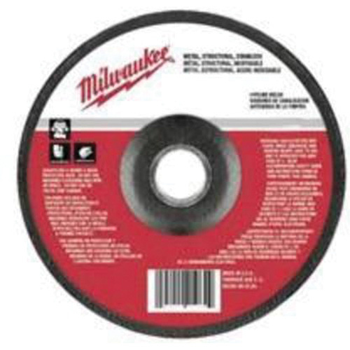 Milwaukee  49-94-6360  Grinding Wheel, 6" x 1/8", 5/8"-11 Arbor, Aluminum Oxide, Type 27 - Each