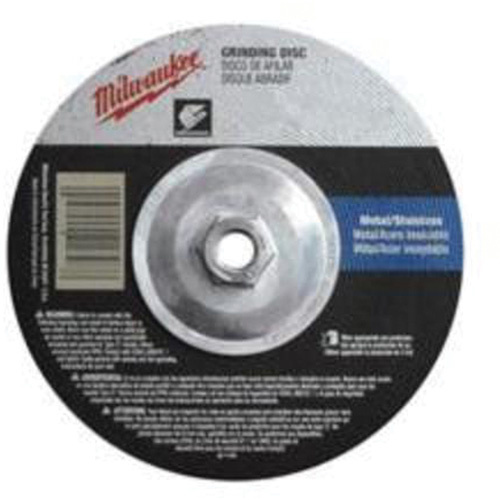 Milwaukee  49-94-9025  Grinding Wheel, 9" x 1/4", 5/8"-11 Arbor, Aluminum Oxide, Type 27 - Each