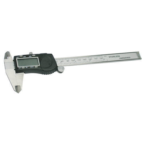 King Canada KM-106 Digital Fractional Caliper, 0.005" (0.01 mm) Resolution, 0" - 6" ( 0 mm - 150 mm) Range-(Each)
