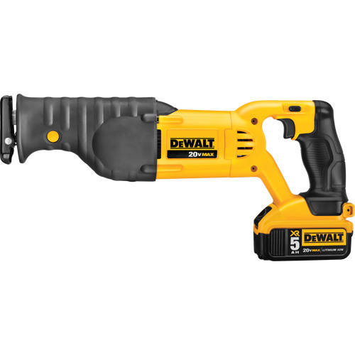 DEWALT  DCS380P1  Max Reciprocating Saw Kit, 20 V, Lithium-Ion Battery, 0-3000 SPM - Each