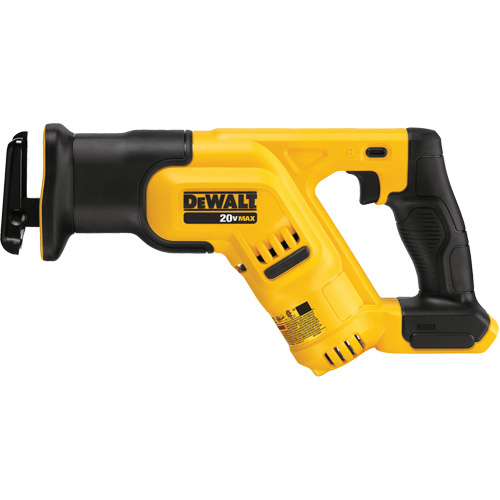 DEWALT  DCS387B  Max Compact Reciprocating Saw (Tool Only), 20 V, Lithium-Ion Battery, 0-2900 SPM - Each