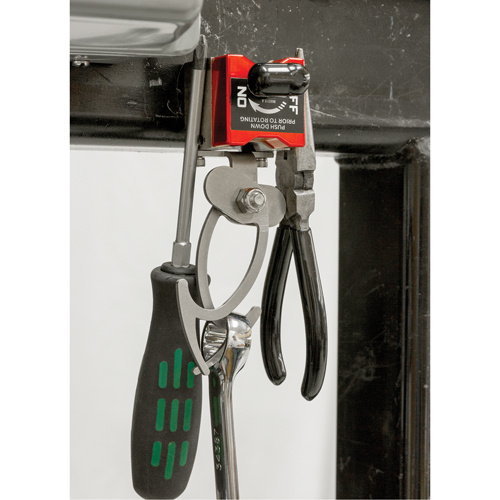 Mag-Mate  HH035R  On/Off Magnetic Hanging Hooks, 5-3/4" Length, 1-3/4" Diameter, 35 lbs. Capacity - Each