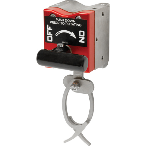 Mag-Mate  HH110R  On/Off Magnetic Hanging Hooks, 7-5/8" Length, 2-1/2" Diameter, 110 lbs. Capacity - Each