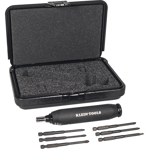 Klein Tools 57032 Torque Screwdriver Set, 5 - 40 in. lbs. Torque Range, 5" Length-(Each)