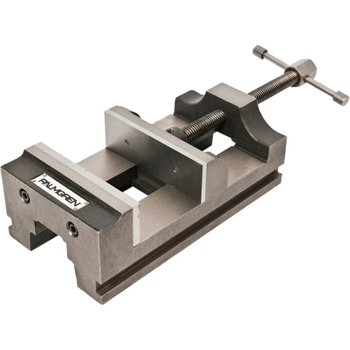 C.H. Hanson 9612602 Palmgren Traditional Drill Press Vise, 6" Jaw Width, 2" Throat Depth, Universal Base-(Each)