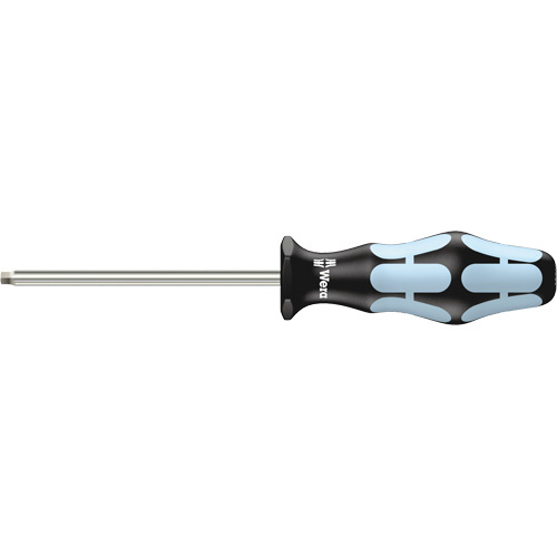 Wera Tools  5032070002  3368 Square Point Screwdriver , #1 Tip, Round, 7" L, Plastic Handle - Each