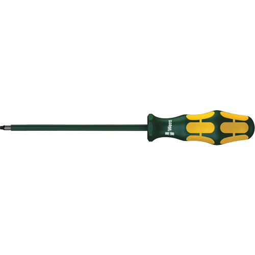 Wera Tools  5004783001  160 iS VDE Insulated Square point screwdriver, #1 Tip, Round, 9-3/4" L, Plastic Handle - Each