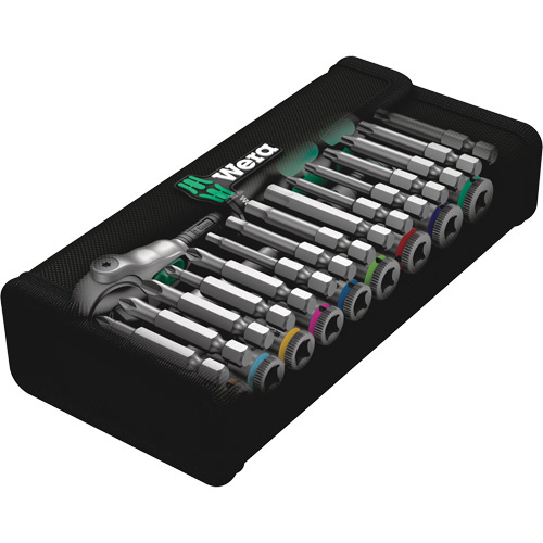 Wera Tools  5004019001  Zyklop Imperial Speed Ratchet Set, 28 Pcs, 1/4" Drive Size - Each