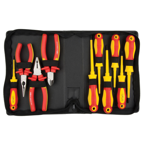 Aurora Tools TYP305 Insulated Tool Set, 1000 V, 10 Pcs-(Each)