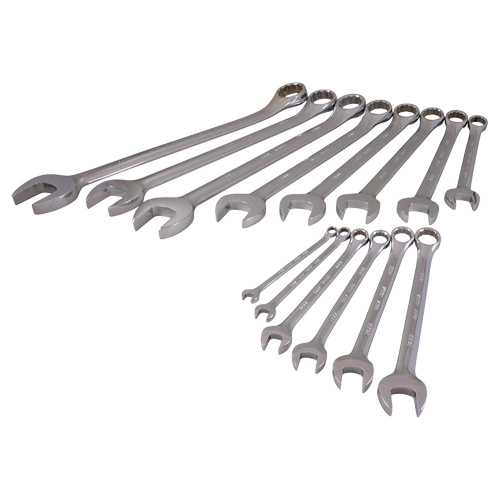 Gray Tools MC214 Wrench Set, Combination, 14 Pieces, Metric-(Each)