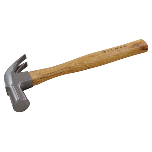 Gray Tools  220  Claw Hammer, 1.25 lbs., Wood Handle, 13" L - Each