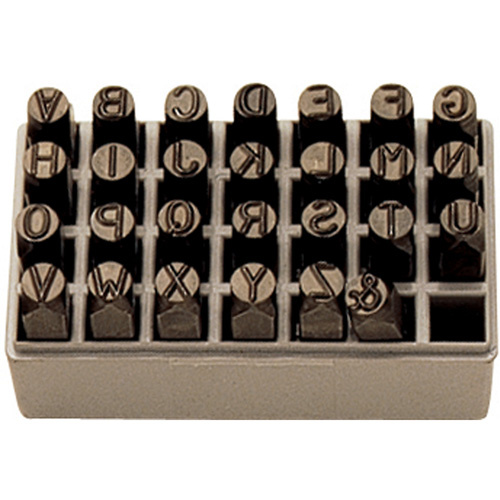 Gray Tools 34-20200 Letter Hand Stamp Set, 27 Pieces-(Each)