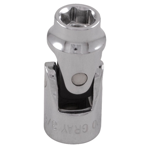 Gray Tools  TU120A  Universal Joint Socket , 3/8" Drive, 6 Points - Each