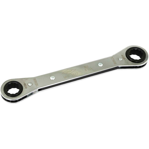 Gray Tools  MRB1517  Flat Ratcheting Box Wrench   - Each