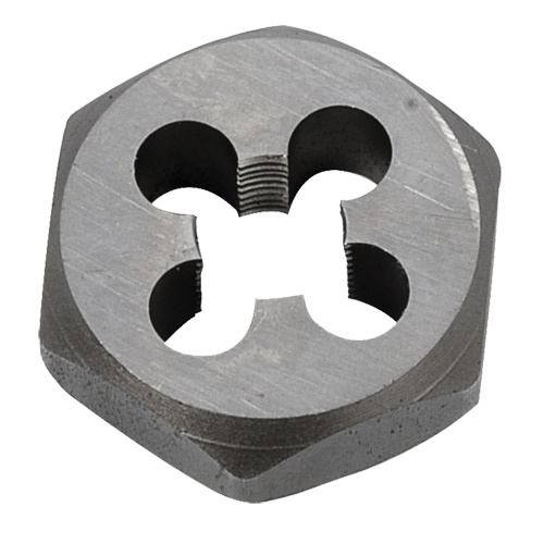 Union Butterfield  8789435  Hex Rethreading Die Nut, 1"/1-1/16" Dia., 1/8"-27 Thread, Carbon Steel/Chromium Steel - Each