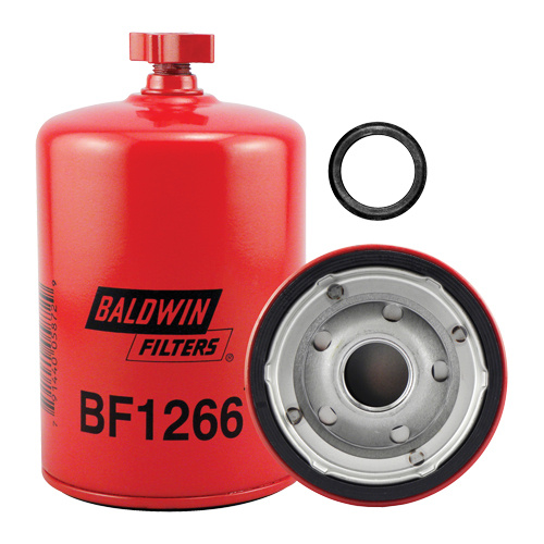 Baldwin Filters BF1266 BF1266 Spin-On Fuel/Water Separator with Drain-(Each)